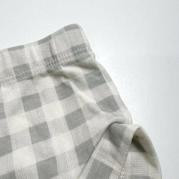 Childhoods Clothing Gray Plaid Rib Knit Bloomers - Picture 4 of 6
